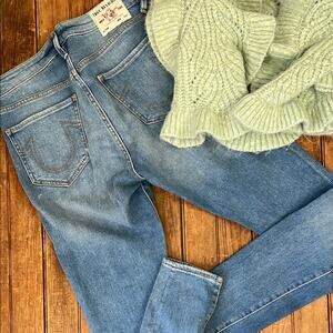 Women’s True Religion high rise, skinny Jennie curvy Jean size 29